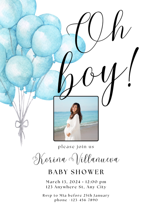 Baby Shower Invitations (various styles)